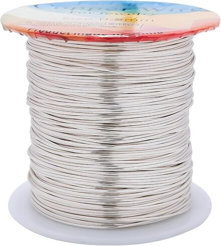 203 Feet Tarnish Resistant Copper Wires 24 Gauge/0.5mm Jewelry Craft Wires Beading Wire for Jewelry Making, Wire Wrapping and Crafting(Rose Gold) in Kuwait