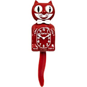 Kit Cat Klock Space Cherry Red 15.5" High BC-52