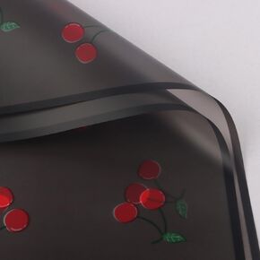 XIYUAN 20 Sheets Of Flower Wrapping Paper Waterproof Florist Bouquet Wrapping Paper DIY Craft Wrapping Paper 22.8x22.8 in Gift Wrapping Paper Supplies(Black)