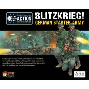 Bolt Action German Grenadiers Starter Army 1:56 WWII Military Wargaming Plastic Model Kits