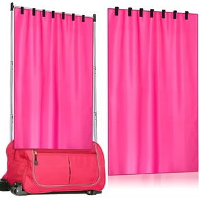 Privacy Curtain for Dance Bag Suitcase Portable Changing Room Black Privacy Curtain without Rack Privacy Partition Screens for Dancer Backstage Accessories, Camping, Window Shades