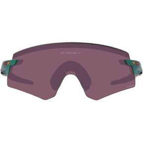 Oakley Men's OO9471 Encoder Rectangular Sunglasses, Matte Sand/Prizm Berry, 36 mm