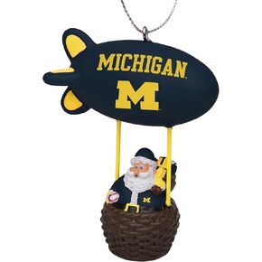 foco NCAA Santa Blimp Hanging Tree Holiday Ornament