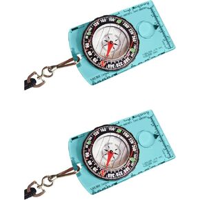 قطعة واحدة من بوصلة Menjo Outdoors Starter مثالية للكشافة أو مرشدات الفتيات أو الأشبال أو البراونيز أو المتحمسين للحياة البرية. رائعة للتخييم والتنزه سيرًا على الأقدام وحقائب الظهر وتسلق الجبال والاستكشاف in Kuwait