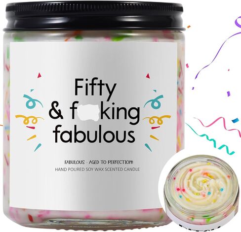 30th Birthday Gifts for Her - 30th Birthday Gift Ideas for Men Women - Happy 30th Birthday Vanilla Scented Candle Gift in Saudi Arabia