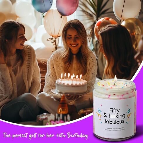 30th Birthday Gifts for Her - 30th Birthday Gift Ideas for Men Women - Happy 30th Birthday Vanilla Scented Candle Gift in Saudi Arabia