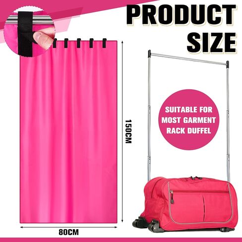 Privacy Curtain for Dance Bag Suitcase Portable Changing Room Black Privacy Curtain without Rack Privacy Partition Screens for Dancer Backstage Accessories, Camping, Window Shades in Saudi Arabia