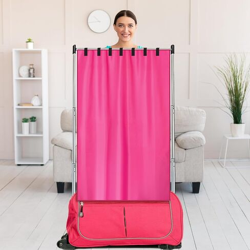 Privacy Curtain for Dance Bag Suitcase Portable Changing Room Black Privacy Curtain without Rack Privacy Partition Screens for Dancer Backstage Accessories, Camping, Window Shades in Saudi Arabia