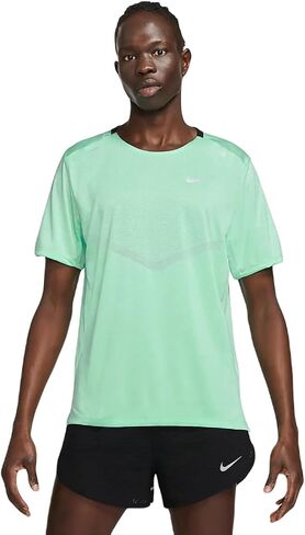 قميص الجري Nike Dri-FIT Rise 365 للرجال بأكمام قصيرة CZ9184-482 S (ملكي)، مقاس صغير in Saudi Arabia