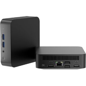 chatreey Mini PC 12th Gen Alder Lake N100(Up to 3.4GHz), 16GB DDR4 RAM 512GB SSD, 4 Cores 4 Threads Desktop Computer Support 4K@60GHz 3-Screen Display/Windows 11 Pro/WiFi 5/BT 4.2/Auto Power On