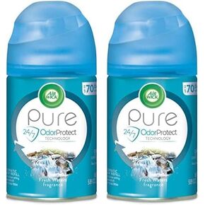 Air Wick Automatic Air Freshener Spray Refill, 1ct, Fresh Linen, Odor Neutralization, Essential Oils