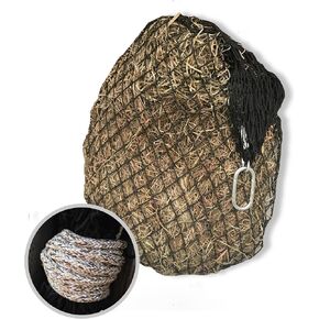 Hay Chix Slow Feed Hay Net for [Horse and Livestock Health, hay Feeder, hay net, Slow Feed hay net] Save Your time, hay and Money! Half Bale Net (1 3/4" Original)