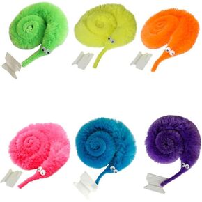 WenFeng 30 PCS Magic Worm Toys,Worm on a String,Worm Trick Toys,Wiggly Twisty Fuzzy Worm for Party Supplies for Children(6 Colors)