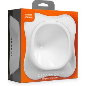 NumNum Starter Kit | Baby Bowl and Spoons Set (Stage 1 + Stage 2) | BPA Free Silicone Toddler Feeding Supplies | Baby Led Weaning Bowl and Baby Utensils For Kids Ages 6 Months+