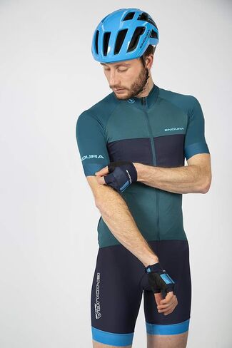 Endura Men's FS260 Short Sleeve Road Cycling Jersey Emerald Green, Large in Saudi Arabia