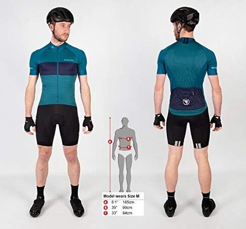 Endura Men's FS260 Short Sleeve Road Cycling Jersey Emerald Green, Large in Saudi Arabia