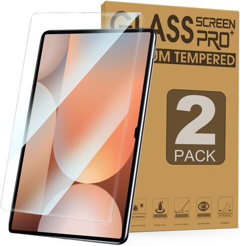 [عبوتان] واقي شاشة مضاد للضوء الأزرق لجهاز Samsung Galaxy Tab S6 Lite 10.4 بوصة 2022/2020، طبقة شاشة من الزجاج المقسى لصلابة 9H/متوافق مع قلم S/مضاد للوهج/خالي من الفقاعات in Saudi Arabia