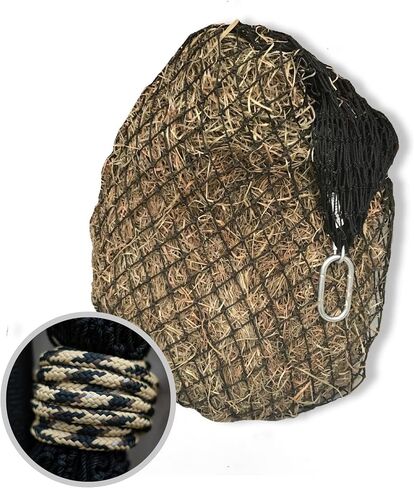 Hay Chix Slow Feed Hay Net for [Horse and Livestock Health, hay Feeder, hay net, Slow Feed hay net] Save Your time, hay and Money! Half Bale Net (1 3/4" Original) in Saudi Arabia