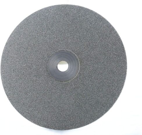 6 inch Diamond Coated Disc Flat Grit 500 High Density Lapidary Wheel Disc for Glass Jewelry Tool Grinding Sharpening Metal Back 1/2 Arbor (Grit500) in Kuwait