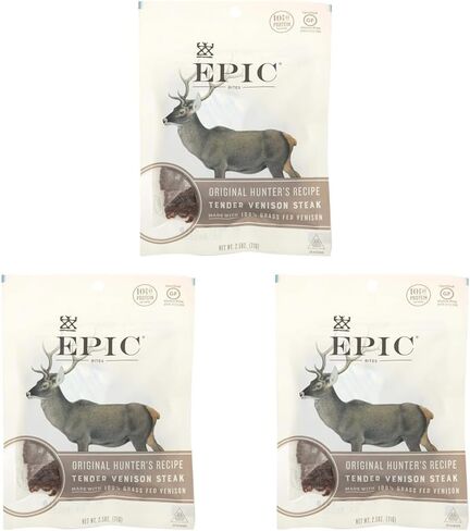 EPIC PROVISIONS Hunter's Recipe Venison Bites, 2.5 OZ in Saudi Arabia