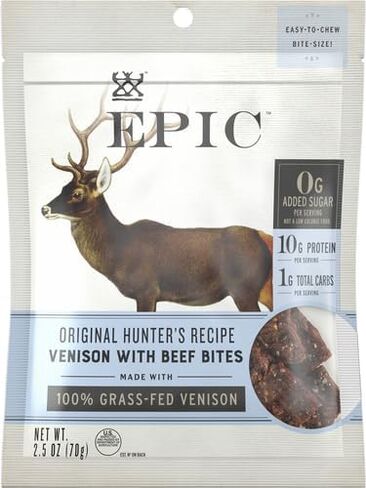 EPIC PROVISIONS Hunter's Recipe Venison Bites, 2.5 OZ in Saudi Arabia