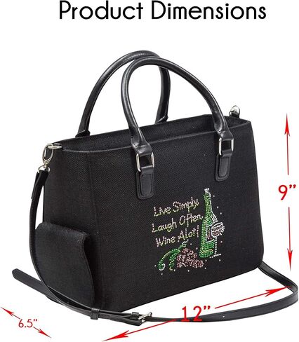 Insulated Drink Purse w/ 3L Bladder Bag | Thermal Hot and Cold Storage | Portable Drinking Dispenser for Wine, Cocktails, Beer, Alcohol | PU Leather Finish (Purple Cork Flower) in Saudi Arabia