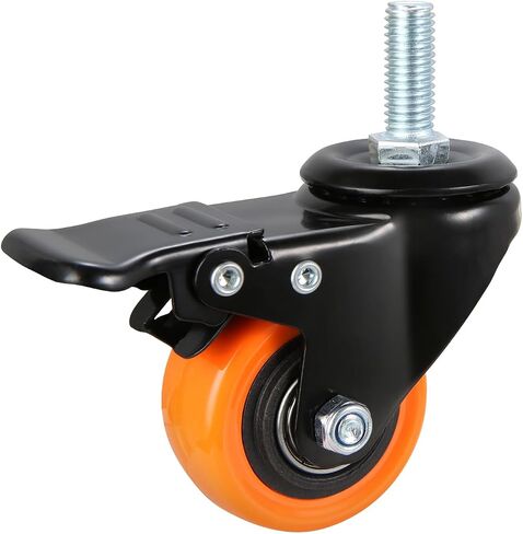 VEVOR Office Chair Wheels, Set of 5, 2 inch Caster Wheels Replacement for Hardwood Floors and Carpet, Heavy Duty Computer Gaming Desk Casters with Double Wheels, 2200 lbs Load Capacity, Universal Fit in Saudi Arabia
