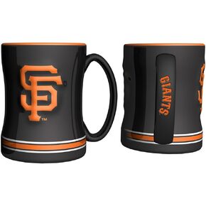 San Francisco Giants Black 14oz. Ceramic Relief Mug