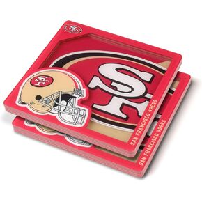 YouTheFan NFL 3D Logo Series Coaster