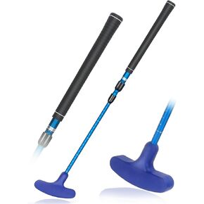 ToVii Golf Putter Nitrile Rubber Top for Left & Right Handed, Adjustable & Sturdy Aluminum Alloy Shaft for All Golfers, Golf Training Equipment for Putting Green/Outdoor Games/Yard Games
