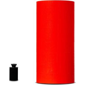 Veltec Pricing Labels for Monarch 1136 Labeler, 8 Rolls, 14,000 Two Line Labels, Ink Roller Included (White)