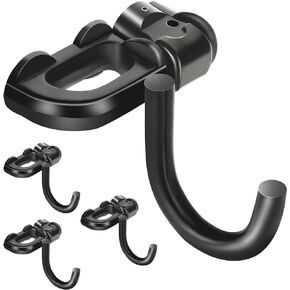 4pcs L-Track Hook Double Stud Tie Down Fitting |L Track Accessories for Enclosed Trailer Used with L Track Rail for Truck Bed,Trailer Cargo|l Track Hook Spring Fitting