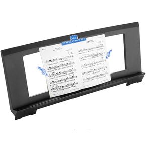 Music Stand for Sheet Music, Compatible with Yamaha Music Sheet Stand Fit for Multiple Keyboard Models, Stable And Durable, Keyboard Sheet Music Stand with 2 Music Book Clip