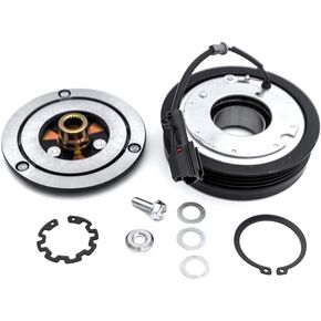 FKG AC Compressor Clutch Assembly Repair Kit CO 11227C 73111FG002 Fit for 2008-2013 Subaru Forester 2.5L, 2008-2011 Subaru Impreza 2.0L, 2007-2014 Subaru Impreza 2.5L