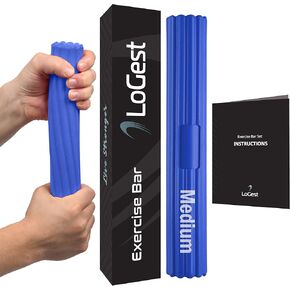 Logest Twist Hand Exerciser Bars for Physical Therapy - Relieves Tendonitis Pain & Improve Grip Strength - Tennis Elbow, Golfer's Elbow, Tendonitis, Wrist, Forearms Pain Relief Hand Therapy Bar in Kuwait