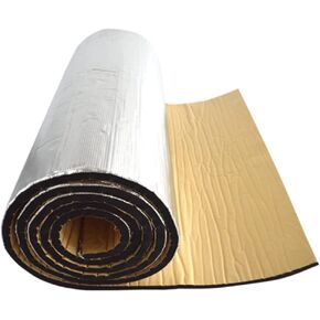 Car Heat Sound Deadening Insulation Mat, - 197 Mil 6.5 Sqft Automobile Sound Deadening & Heat Insulation Material for Auto Hood Engine Roof Door and Trunk,40 Inch x 24 Inch, Aluminum Foil Finish
