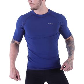 Men's Diving Rash Guard Swim Shirt Loose Fit Athletic Undershirt Quick Dry Surfing Tops UPF 50+ in Kuwait