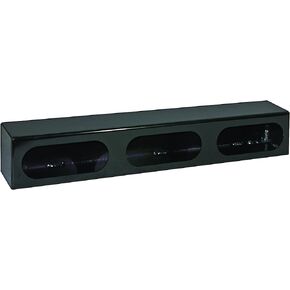 Buyers Products LB3253 Triple Oval Light Box, Black Powder Coat Steel