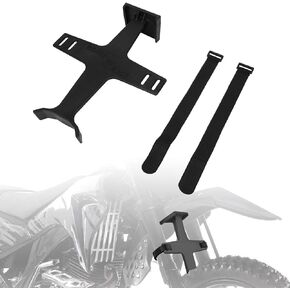 Dirt Bike Fork Saver, 11.2" Motorcycle Suspension Support Brace Fork Protector Guards with Straps Universal for CRF250 CRF250L CRF450R DRZ400 YZ250 YZ250F YZ450FX WR450 Black
