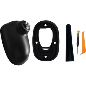 Large Type Roof Antenna Mount Base with Short Sport Antenna and Rubber Gasket Fits for Mini Cooper R55 Clubman S 2008-2015, Fits for Mini Cooper R56 Hatchback S 2007-2013 (Large Type)