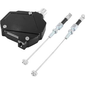 Motoforti Universal Motorcycles Stunt Clutch Easy Pull Cable Line نظام اقتصادي من سبائك الألومنيوم باللون الأسود