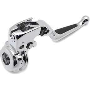 HTTMT MT436-BK Black Clutch Lever Mount Bracket Clutch Bracket Compatible with Harley Dyna Super Glide FXD Softail Deluxe FLSTN Night Train FXSTB