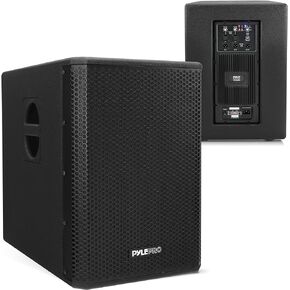Pyle 3000 Watts Box Subwoofer Speaker - Active Powered 18" inch Woofer, Loud Bass, with DSP Digital Signal Processor for Home Theater System, Pro DJ Sound, Pole Mount Socket and Carrying Handles