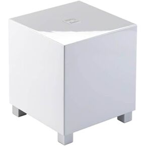 REL Acoustics T/Zero MKIII Subwoofer, 6.5 Inch Down-Firing Driver, High Gloss White.
