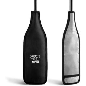 Hornet Watersports Blade Cover for Dragon Boat Paddle (Black/Black/Silver)