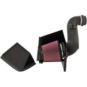 K&N Cold Air Intake Kit: Increase Acceleration & Towing Power, Guaranteed to Increase Horsepower up to 20HP: Compatible 6.6L, V8, 2007-2010 Chevy/GMC Heavy Duty (Sierra, Silverado 2500/3500), 57-3066