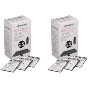 THERABAND Resistance Bands, 5 Foot, 30 Count Professional Latex Elastic Bands For Upper & Lower Body Exercise, Physical Therapy, Lower Pilates, At-Home Workouts, & Rehab, Medium Red, Beginner Level 3 in Kuwait