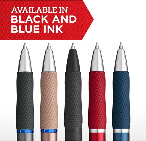 Sharpie S-Gel, Gel Pens, Sleek Metal Barrel, Crimson Red, Medium Point (0.7mm), Black Ink, 4 Count in Saudi Arabia