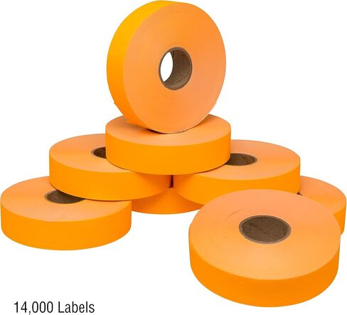 Pricing Labels for Monarch 1136 White - 42,000 Labels w/ 24 Rolls Value Pack, 3 Sleeves - Made in USA in Saudi Arabia