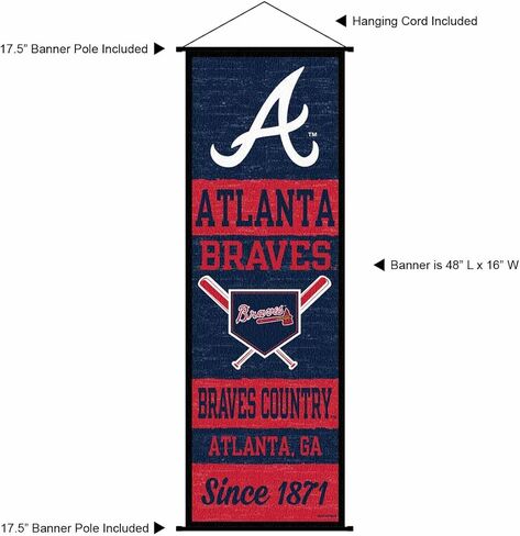 لافتة أتلانتا بريفز وعلامة التمرير in Kuwait